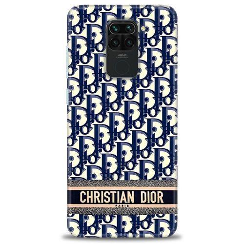 Xiaomi Redmi Note 9 Kılıf HD Baskılı Kılıf - Christian Dior + Tam Ekran Koruyucu