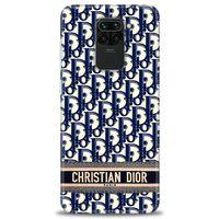 Xiaomi Redmi Note 9 Kılıf HD Baskılı Kılıf - Christian Dior + Tam Ekran Koruyucu