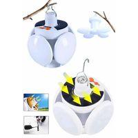 Katlanabilir Askılı Kamp Lambası 5 Kanatlı Pratik Güneş Enerjili