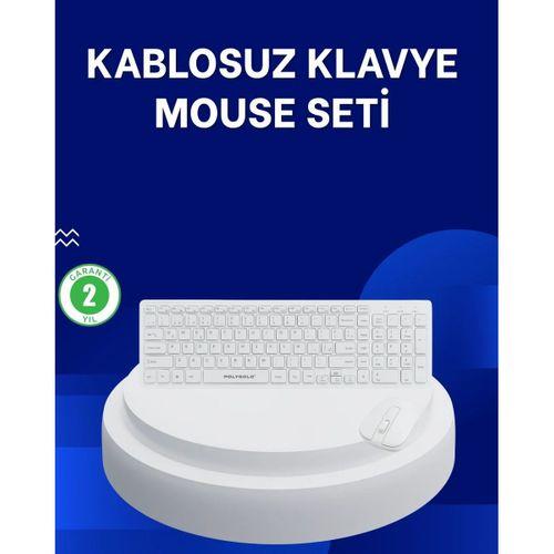 Ofis Ve Ev Kullanımı İçin Kablosuz Klavye Fare Seti - Ergonomik Ve Pratik
