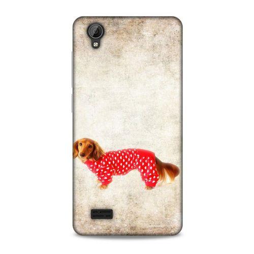 Vestel Venüs V5 Kılıf Köpek Kıyafetleri (30) Silicone Case Dacshund Pijama