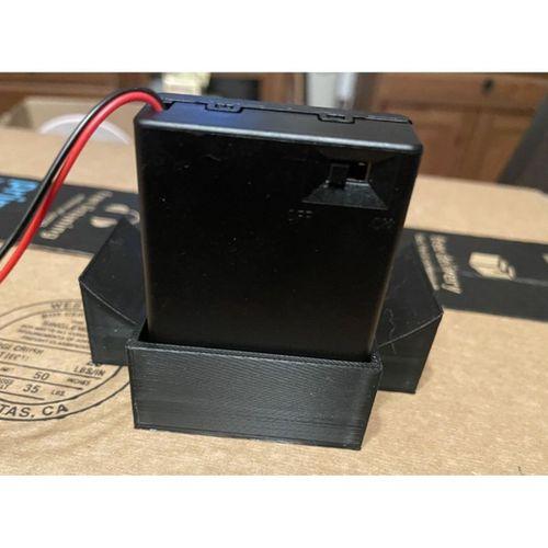 LED Işık Şeritleri İçin 4 5V Pil Paketi Tutucu 3D Baskı (Bu ürün Sadece Plastik parçadır - Almadan Önce Soru Sorabilirsiniz)