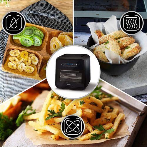 Breville Halo sıcak hava fritözü, ızgara fonksiyonlu, XXL 10 l çıkarılabilir kapaklı dijital fritöz