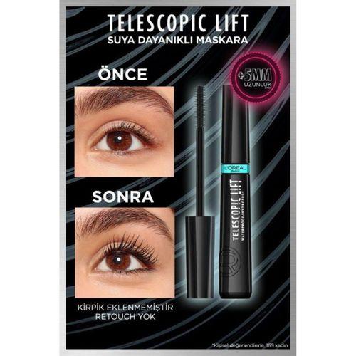 L'Oreal Paris Telescopic Lift Suya Dayanıklı Maskara