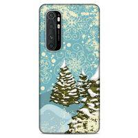 Xiaomi Mi Note 10 Lite Kılıf Snowix (29) Arka Koruma Kılıfı Yeşil Krem