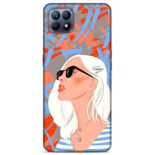 Lopard Huawei P40 Lite Uyumlu Kılıf Sürreal Yüzler ♀ (13) Silikon Kap Baskılı