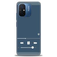 Xiaomi Redmi 12C Kılıf HD Baskılı Kılıf - Müzik Çalar + Tam Ekran Koruyucu
