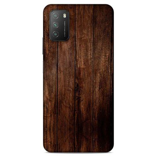 Lopard Xiaomi Poco M3 Uyumlu Kılıf Wood'X (5) Koruma Kabı Baskılı