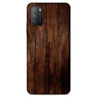 Lopard Xiaomi Poco M3 Uyumlu Kılıf Wood'X (5) Koruma Kabı Baskılı