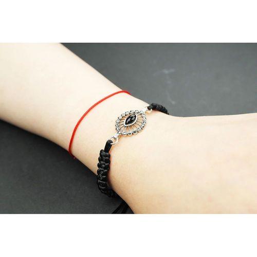 GÖZDE OLTU TAŞI GÜMÜŞ ÇERÇEVE  AYARLANABİLİR  BİLEKLİK