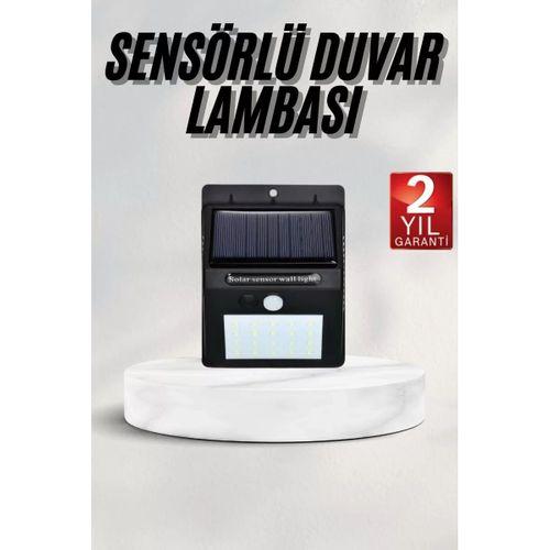 Bahçe Aydınlatması Güneş Enerjili Led Işık Lamba Sensörlü Dekoratif