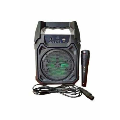 Bluetooth Hoparlör Led Işıklı Taşınabilir Kablosuz Speaker Uzun Pil Ömrü