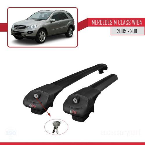 Mercedes M Class (W164) 2005-2011 Arası ile uyumlu ACE-1 Ara Atkı Tavan Barı SİYAH