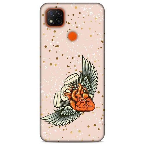 Lopard Xiaomi Redmi 9C Uyumlu Kılıf Tattoo's (27) Tasarımlı Kılıf Kalp Dövmesi