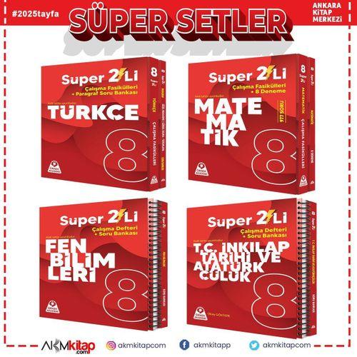 Örnek Akademi 8.Sınıf Süper İkili Seti 4 Kitap