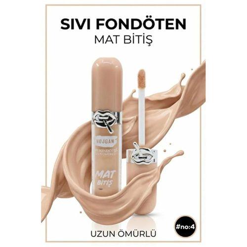 6'lı Mat Bitişli Fondöten Seti