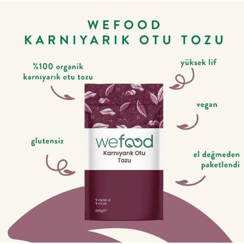Wefood Wefood Organik Karnıyarık Otu Tozu 200 Gr