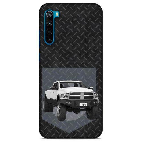 Lopard Xiaomi Redmi Note 8T Uyumlu Kılıf PickUpX (20) Koruyucu Kılıf Beyaz Gümüş