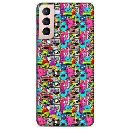 Lopard Samsung Galaxy S21 Plus Uyumlu Kılıf Graffitix (34) Slim Armor Kılıf