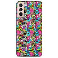 Lopard Samsung Galaxy S21 Plus Uyumlu Kılıf Graffitix (34) Slim Armor Kılıf