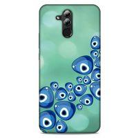 Nazarium (15) Desenli Silikon Kapak Huawei Mate 20 Lite Kılıf
