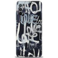 Xiaomi Poco M3 Pro Kılıf HD Baskılı Kılıf - Gri Love + Tam Ekran Koruyucu