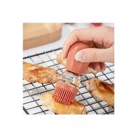 Hazneli Silikon Yağ Sos Ve Yumurta Fırçası Yağ Fırçası Yağlık Silikon Fırçalı Yağdanlık Royaleks-İND687