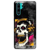 Lopard Huawei P30 Pro Uyumlu Kılıf Tattoo's (10) Full Koruma Kılıfı Turuncu
