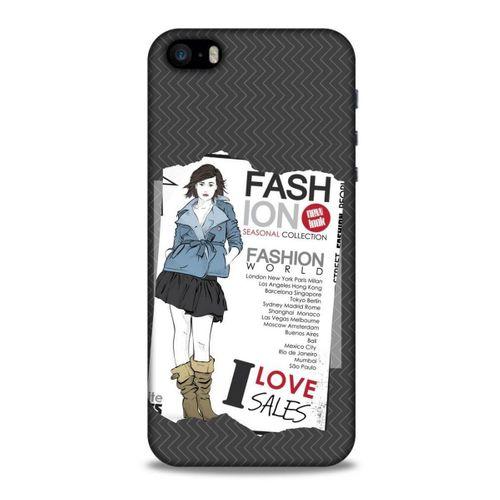 Sokak Modası 26 Apple Iphone 5S Kılıf Desenli Silikon