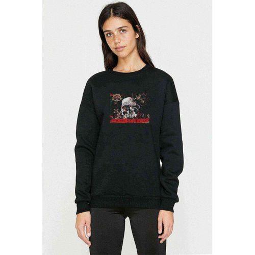 Slayer South Of Heaven SLAYER Death Baskılı Siyah Kadın Sweashirt