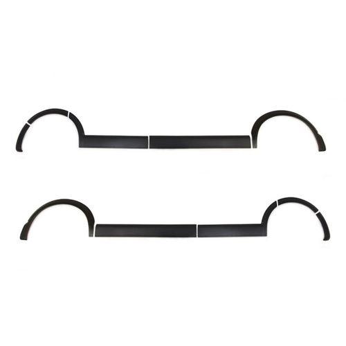 VOLKSWAGEN T5 2003 Set 11 Parça Çamurluk Kaplama Siyah Mat Asa Kum Desen Kısa Şase Çift Sürgülü