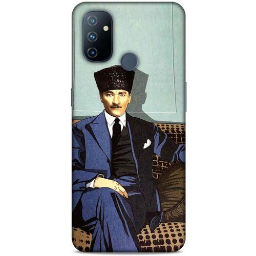 Huawei P40 Pro Kılıf Atatürk (48) Bumper Kılıf Yeşil Duvar