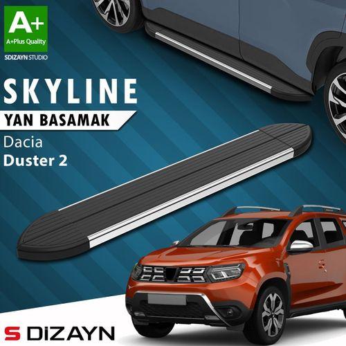 S-Dizayn Dacia Duster 2 Skyline Krom Yan Basamak 183 Cm 2018-2023 A+ Kalite