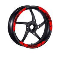 KANUNİ Kanuni Seha 150 2022 - 2024 Uyumlu Geniş 1 Set Jant Şeridi Kırmızı