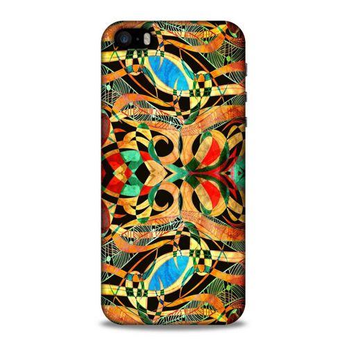 Lopard Apple Iphone 5 Uyumlu Kılıf Manipülasyon ☻ (8) Baskılı Kılıf Desenli