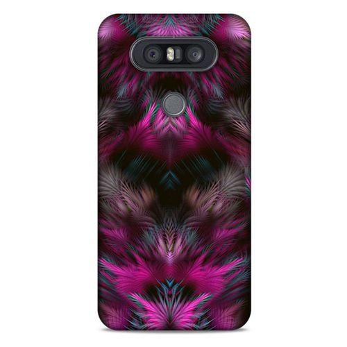 LG K41S - K51S Kılıf Desenli Özel Seri Tüyler (40) Fit Silikon Kılıf