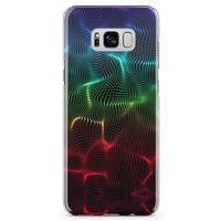 Samsung Galaxy S8 Kılıf Drape Arka Kapak Koruma Desenli Full Koruyucu