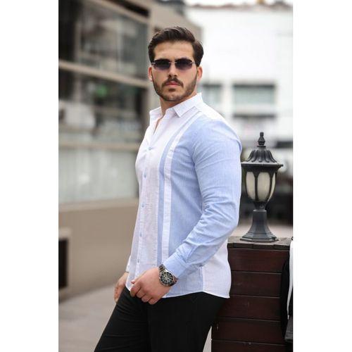 Erkek çizgi Desenli Gömlek