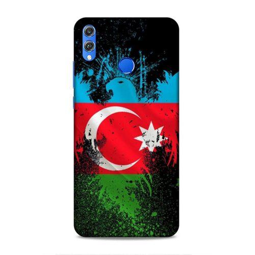 Huawei Honor 8x Uyumlu Kılıf Azarbaijan (34) Slim Armor Kılıf Bayrak