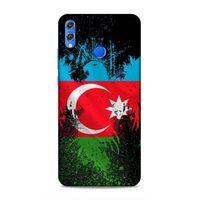 Huawei Honor 8x Uyumlu Kılıf Azarbaijan (34) Slim Armor Kılıf Bayrak