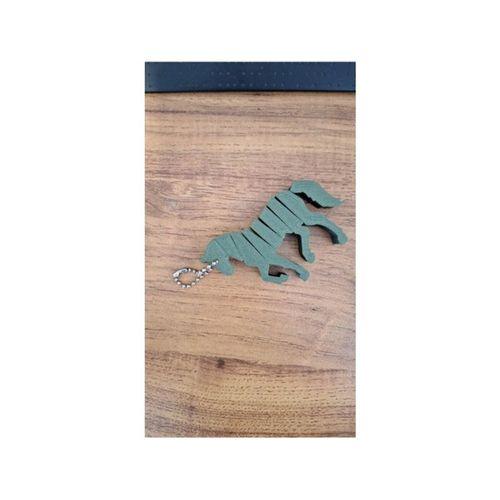 3D baskı esnek at anahtarlık