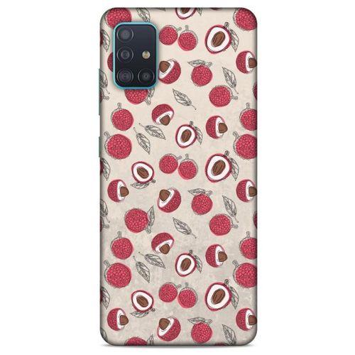 Frutix Lychee 01 Samsung Galaxy A51 Kılıf Desenli Silikon