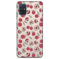Frutix Lychee 01 Samsung Galaxy A51 Kılıf Desenli Silikon