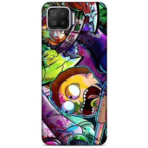 Oppo A73 Uyumlu Kılıf Rick And Morty (41) Tank Kılıf Story Train Rick
