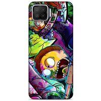 Oppo A73 Uyumlu Kılıf Rick And Morty (41) Tank Kılıf Story Train Rick