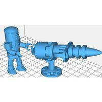 Ölüm Işını Hedefi 28mm Ölçek 3D Baskı (Bu ürün Sadece Plastik parçadır - Almadan Önce Soru Sorabilirsiniz)
