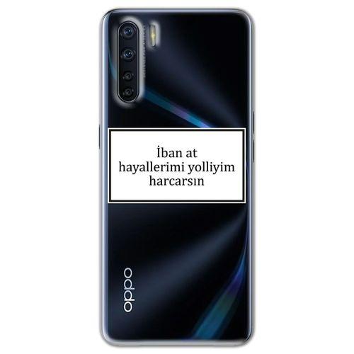 Oppo A91 Kılıf HD Yazı Baskılı Silikon Arka Kapak - Yazı 9
