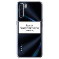 Oppo A91 Kılıf HD Yazı Baskılı Silikon Arka Kapak - Yazı 9