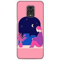 Xiaomi Redmi Note 9S Kılıf Depresyon (3) Kapak Lacivert Turuncu