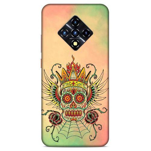 Lopard İnfinix Zero 8 Uyumlu Kılıf Tattoo's (20) Koruyucu Kılıf Skeleton